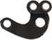 bridle, drilled for three screws